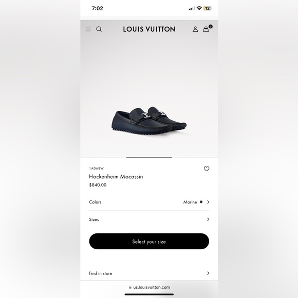 NWOT Louis Vuitton LV Hockenheim Black Men’s Moccasin/Loafer US9 EU42 UK8 - Picture 10 of 10